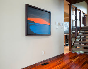 kul grilles black monolith vent cover on hardwood flooring