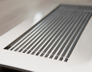 kul grilles modern brushed chrome vent cover close-up