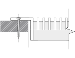 countersunk screwholes kul grilles