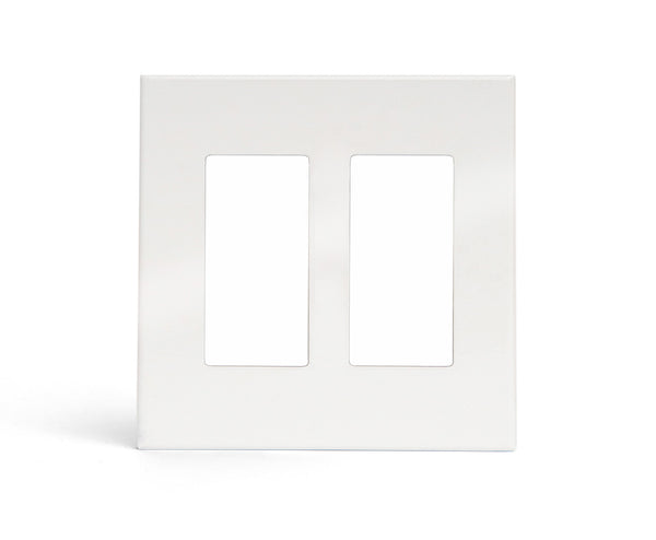 kul grilles 2gang switch plate covers in glacier frost