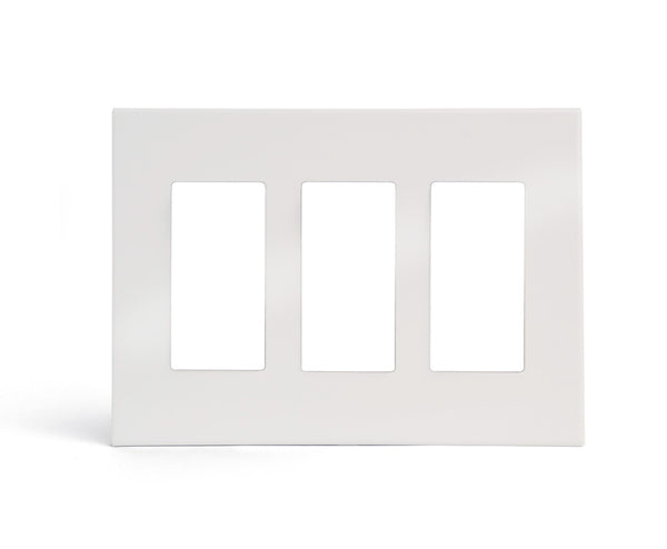kul grilles 3gang wall switch plate covers in glacier frost