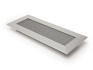 vent cover anodized clear finish angled by kul grilles