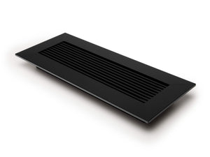 vent cover black monolith finish angled by kul grilles