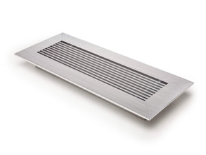 vent cover brushed chrome finish angled by kul grilles