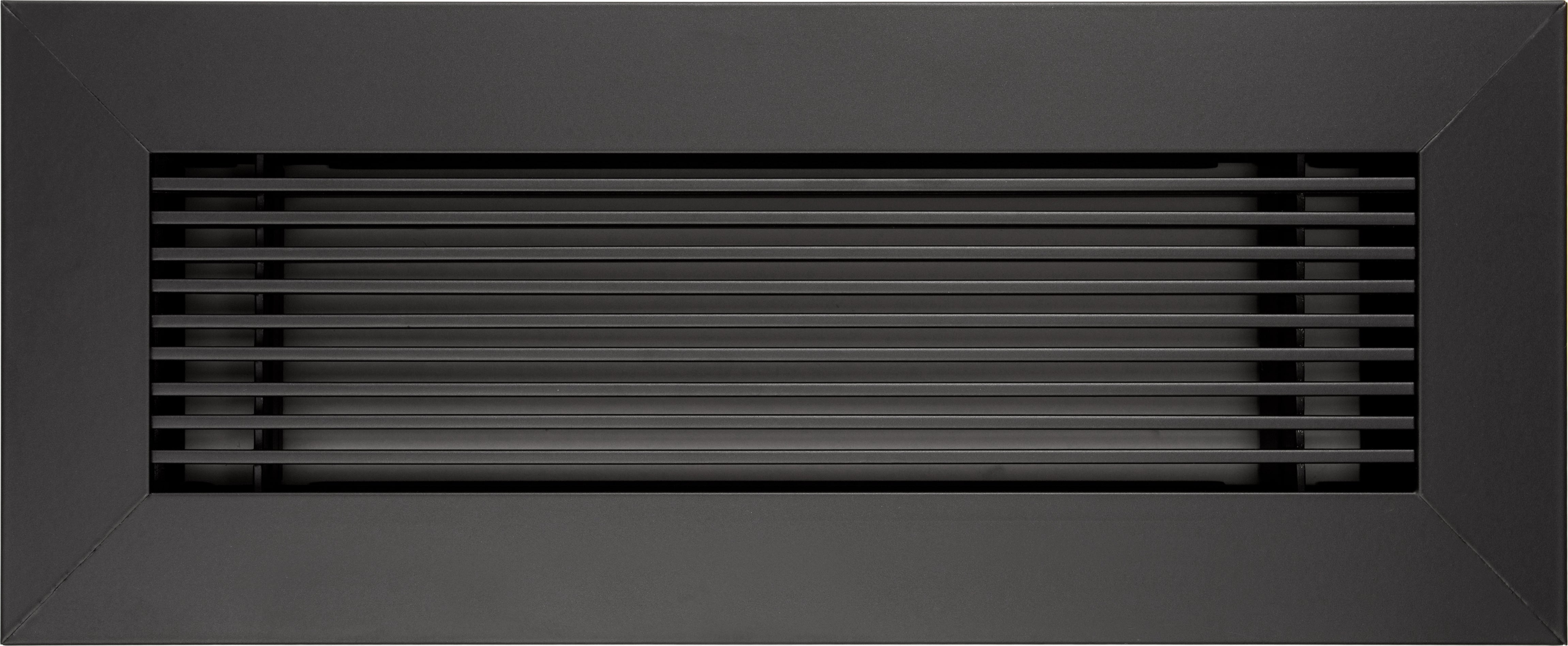 vent cover product picture Black Monolith finish No Holes by kul grilles