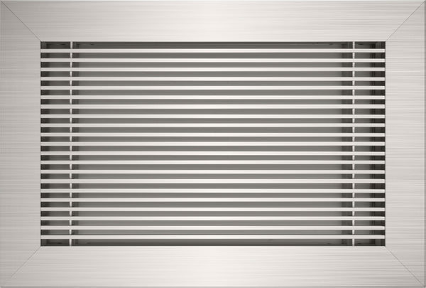 vent cover product picture Brushed Chrome finish 10x6 No Holes by kul grilles min