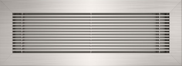 vent cover product picture Brushed Chrome finish 14x4 No Holes by kul grilles min