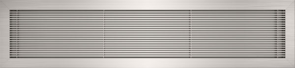 vent cover product picture Brushed Chrome finish 30x6 No Holes by kul grilles min
