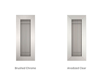 Make Your Vent Covers Stand Out: The Differences Between Brushed Chrome and Anodized Clear Finishes
