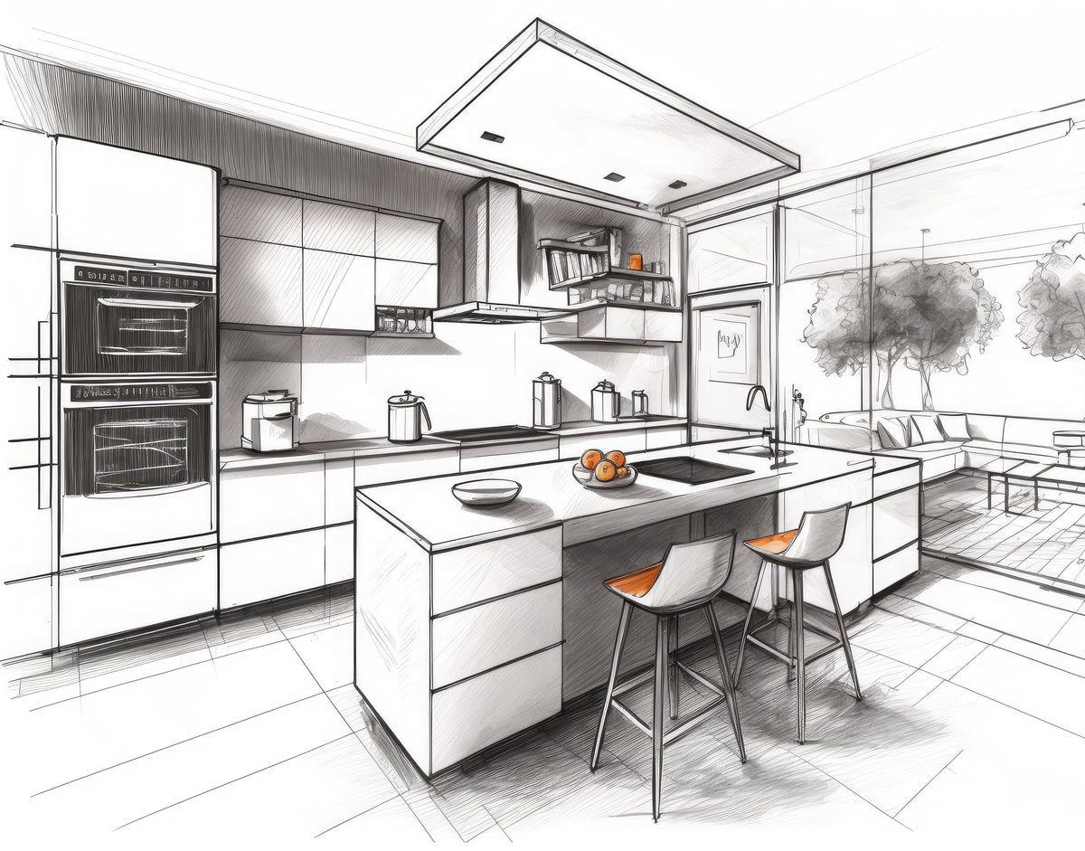 Drawing Kitchen In Plan How To Draw A Kitchen Design Talk 1280x720