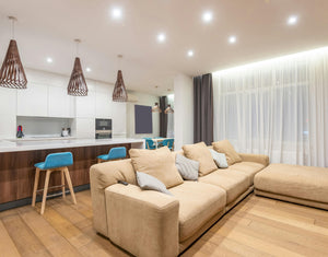 modern space hidden pendant and recessed ceiling lighting 1