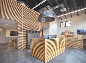 Revamping Workspaces: Trainor Builders & kul grilles Glacier Frost Ceiling Vent Covers