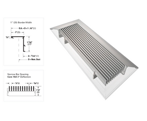 air vent grille face with holes by kul grilles with dimensions