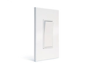 kul grilles 1gang switch plate covers in glacier frost on angle