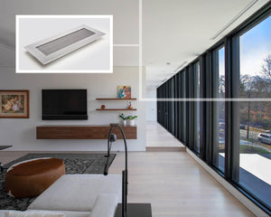 return air grille brushed chrome ceiling vents modern home black casings added dimensions by kulgrilles