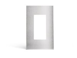 stainless steel 1gang modern wall switch plate from kul grilles