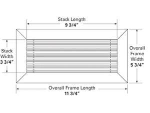 vent cover dimensions front