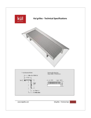 vent covers technical specifications kulgrilles outline