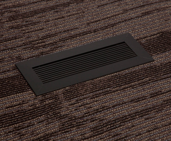 floor vent cover on carpet Wenge Brown finish by kul grilles