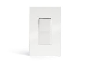 kul grilles 1gang switch plate covers in glacier frost with light switch