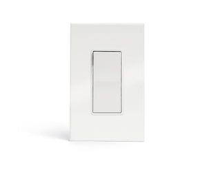 kul grilles 1gang switch plate covers in glacier frost with light switch
