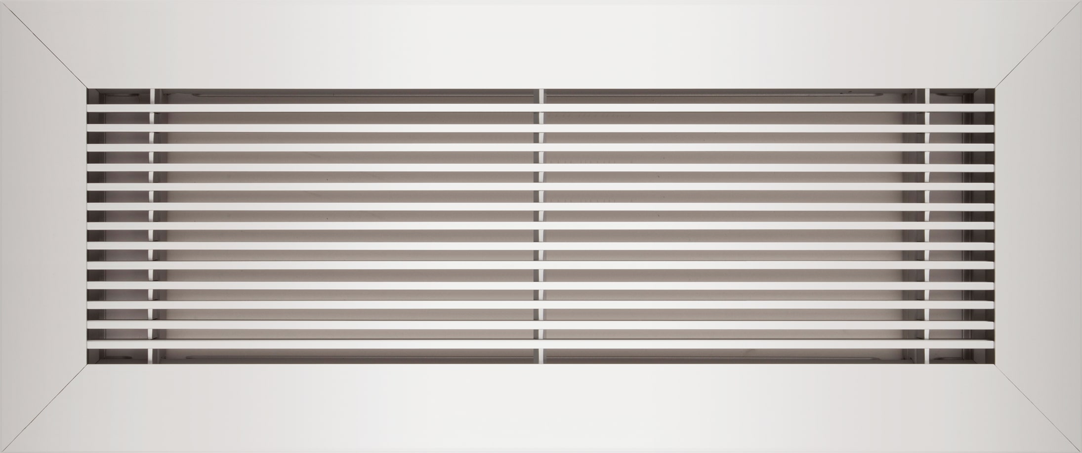 Modern, Decorative Vent Cover Floor Register Anodized Clear