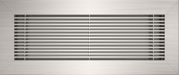 vent cover product picture Brushed Chrome finish 12x4 No Holes by kul grilles min