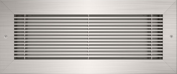 vent cover product picture Brushed Chrome finish 12x4 With Holes by kul grilles min