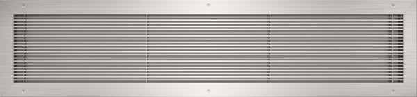 vent cover product picture Brushed Chrome finish 30x6 With Holes by kul grilles min