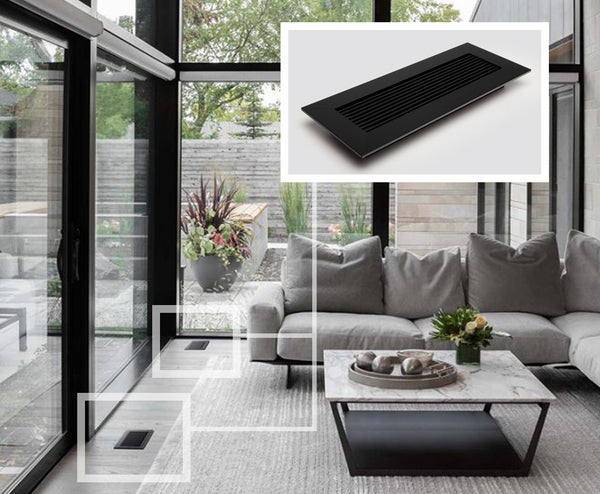 vent covers black monolith modern grey living space black casings sector architecture by kulgrilles