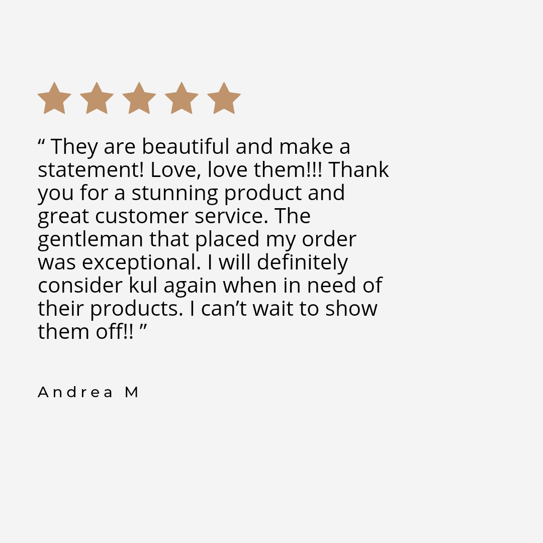 Best vent covers testimonial by kul grilles customer andrea m