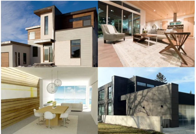 modern homes with decorative vent covers made by kul grilles