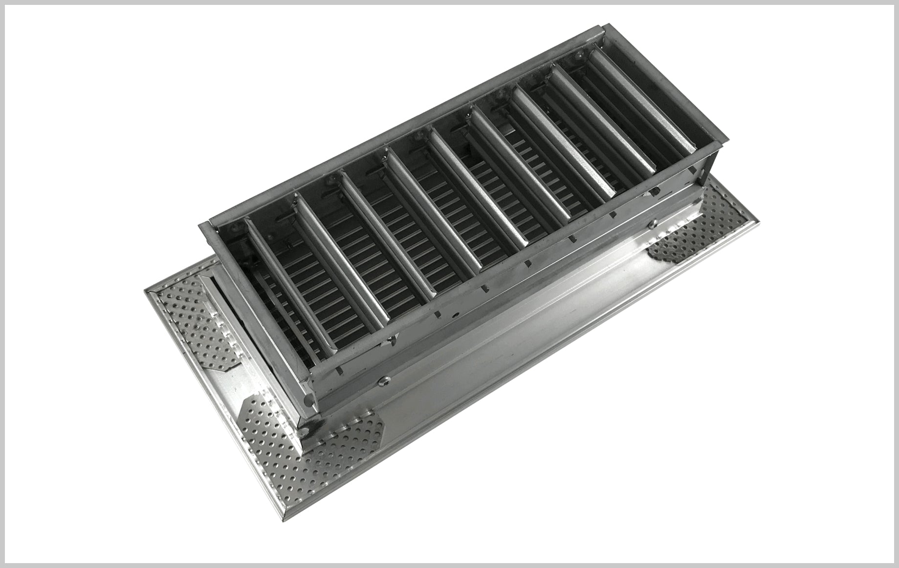 Opposable Blade Damper open by kul grilles